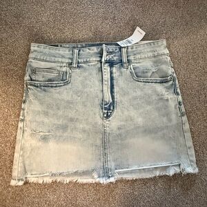 American Eagle Outfitters Light Wash Mini Skirt